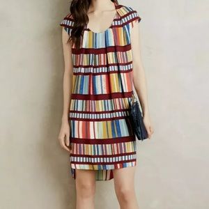 Anthropologie Maeve Au Revoir Colorful dress